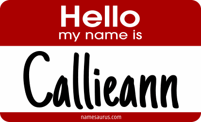 Hello my name is Callieann png download