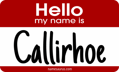 Hello my name is Callirhoe png download