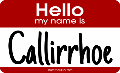 Hello my name is Callirrhoe png download