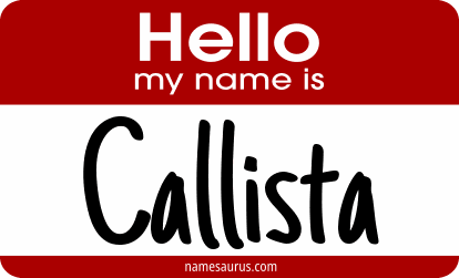 Hello my name is Callista png download