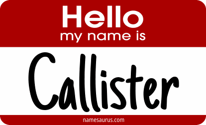 Hello my name is Callister png download