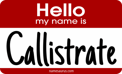 Hello my name is Callistrate png download