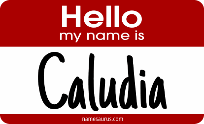 Hello my name is Caludia png download