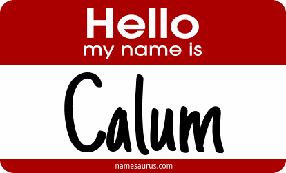 Hello my name is Calum png download