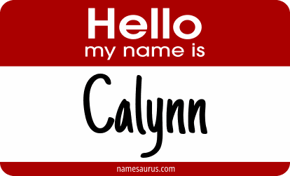 Hello my name is Calynn png download