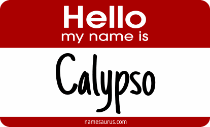 Hello my name is Calypso png download