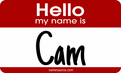 Hello my name is Cam png download