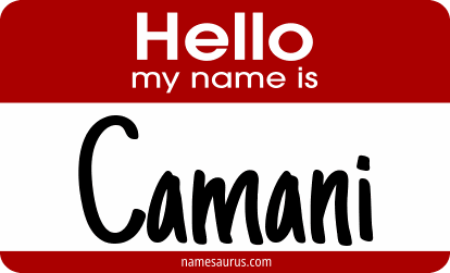Hello my name is Camani png download