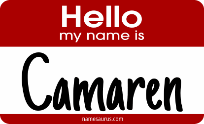 Hello my name is Camaren png download