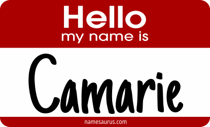 Hello my name is Camarie png download