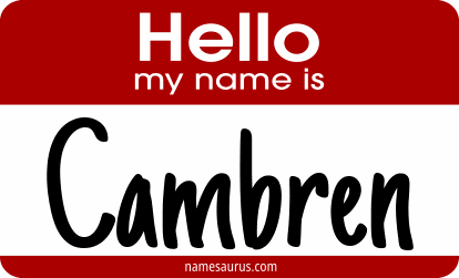 Hello my name is Cambren png download