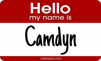 Hello my name is Camdyn png download