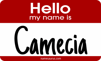 Hello my name is Camecia png download