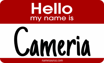 Hello my name is Cameria png download