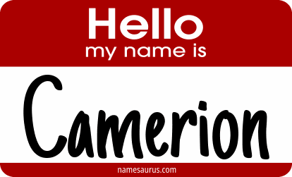 Hello my name is Camerion png download