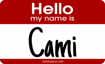 Hello my name is Cami png download