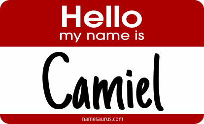 Hello my name is Camiel png download