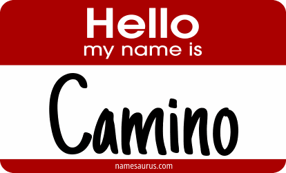 Hello my name is Camino png download