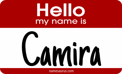 Hello my name is Camira png download