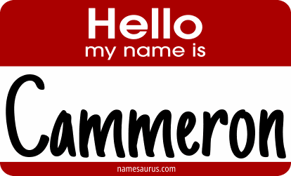 Hello my name is Cammeron png download