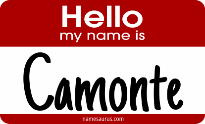 Hello my name is Camonte png download