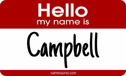 Hello my name is Campbell png download