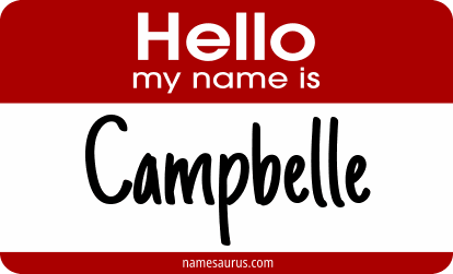 Hello my name is Campbelle png download