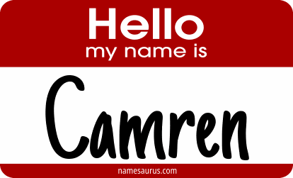 Hello my name is Camren png download