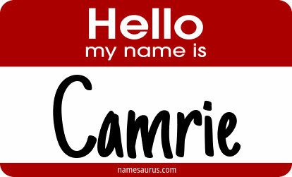 Hello my name is Camrie png download