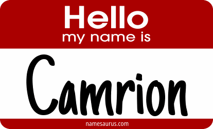 Hello my name is Camrion png download