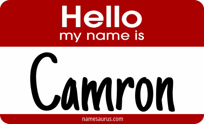 Hello my name is Camron png download