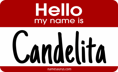 Hello my name is Candelita png download