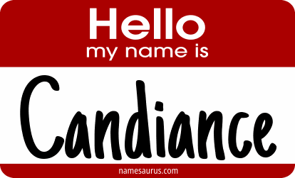 Hello my name is Candiance png download