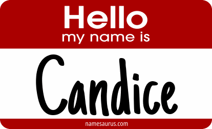 Hello my name is Candice png download