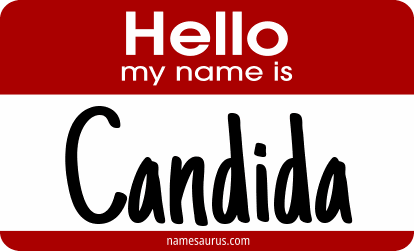 Hello my name is Candida png download