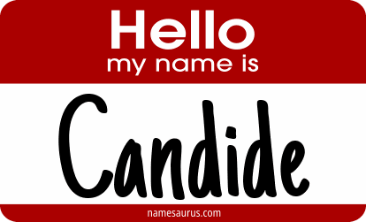 Hello my name is Candide png download