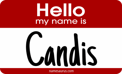 Hello my name is Candis png download