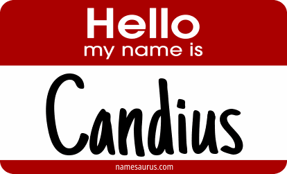 Hello my name is Candius png download