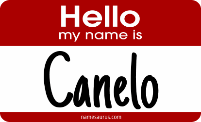 Hello my name is Canelo png download