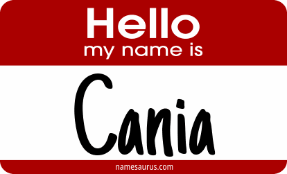 Hello my name is Cania png download