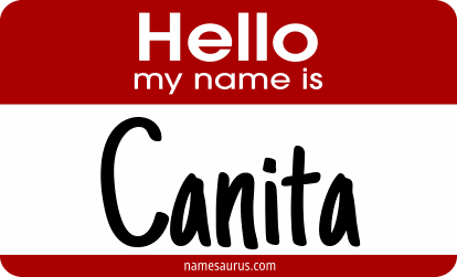 Hello my name is Canita png download
