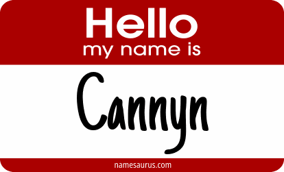 Hello my name is Cannyn png download