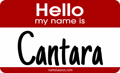 Hello my name is Cantara png download