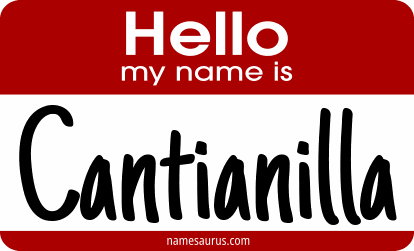 Hello my name is Cantianilla png download