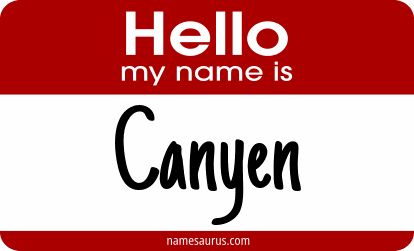 Hello my name is Canyen png download