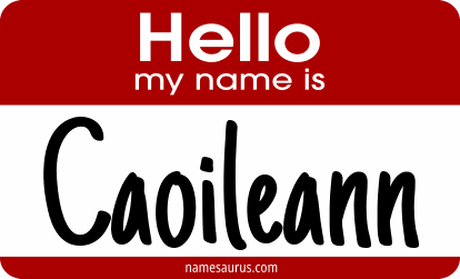 Hello my name is Caoileann png download