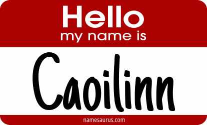 Hello my name is Caoilinn png download