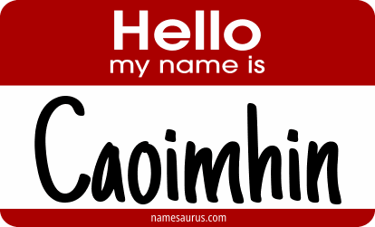 Hello my name is Caoimhin png download