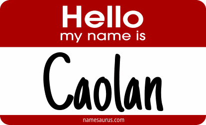 Hello my name is Caolan png download