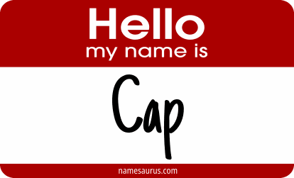 Hello my name is Cap png download